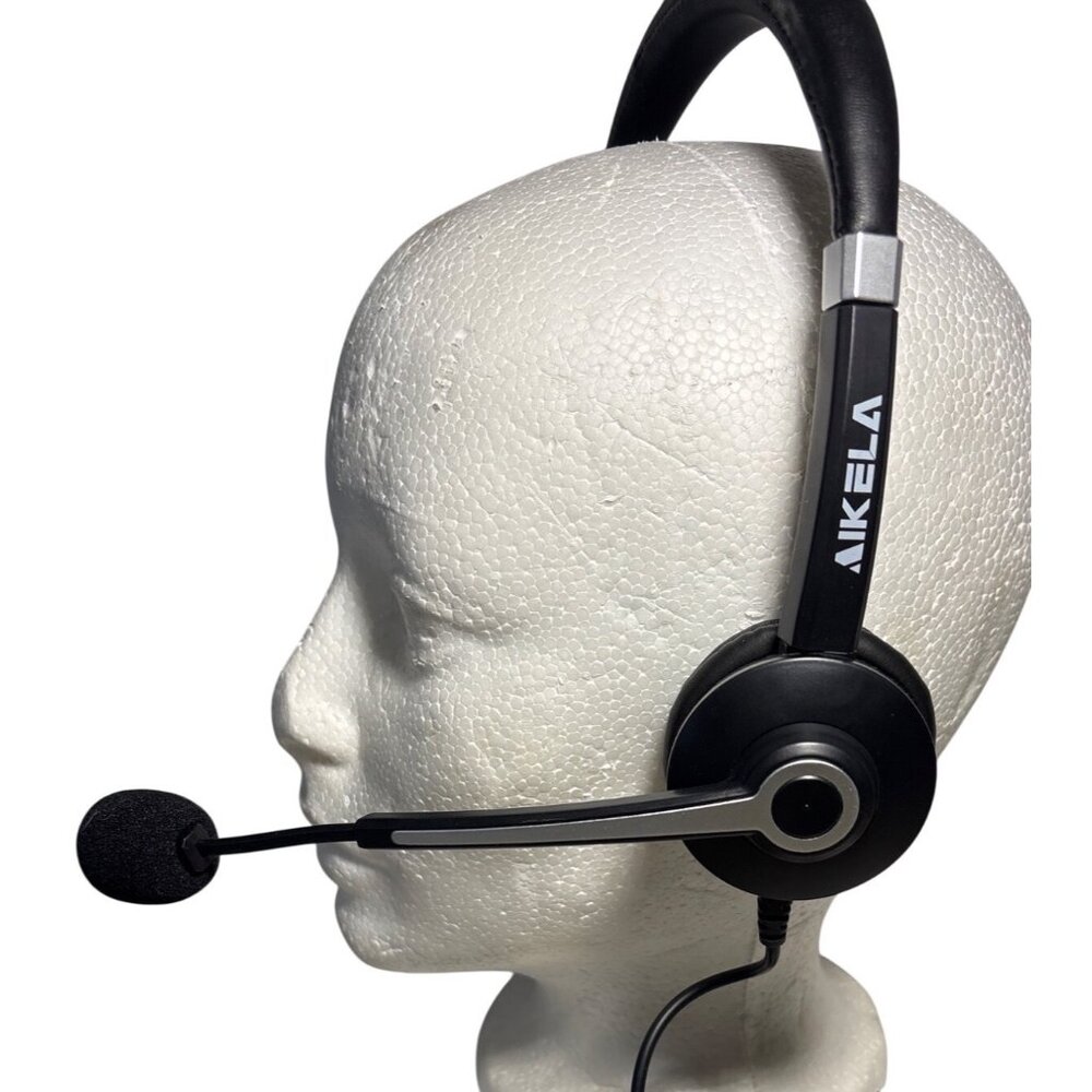 Aikela Headset Wired USB Adjustable Microphone Noise Canceling